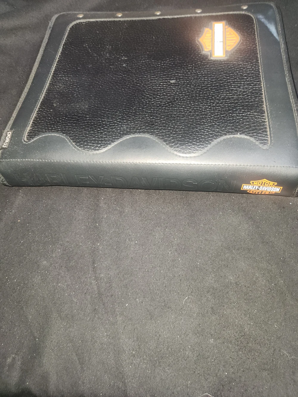 Harley-Davidson Black Leather Tablet Folio Case - #274